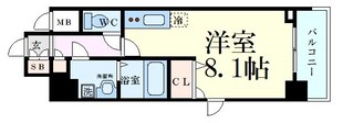 江坂駅 徒歩3分 3階の物件間取画像
